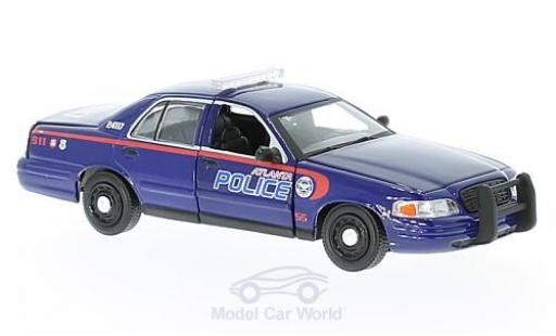 Diecast model cars Ford Crown Police Interceptor Victoria The Walking Dead 2001 1/43 Greenlight