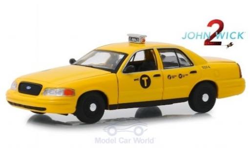 Diecast model cars Ford Crown Taxi Victoria John Wick 2008 1/43 Greenlight