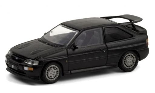 Diecast model cars Ford Escort Cosworth RS black/matt-black RHD Black Bandit Racing 1994 1/64 Greenlight
