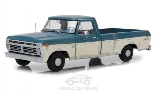 Diecast model cars Ford F-100 Pickup 00 blue/white The Walking Dead 1973 1/18 Greenlight