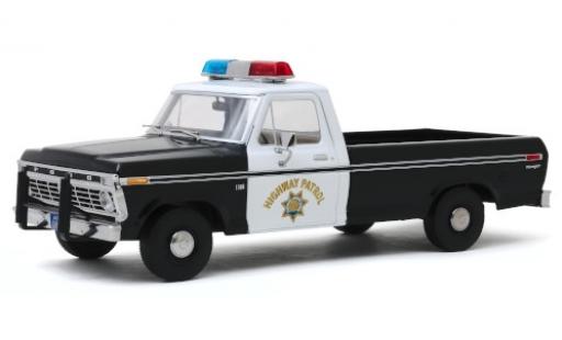Diecast model cars Ford F-100 Pickup 00 California Highway Patrol 1975 1/64 Greenlight