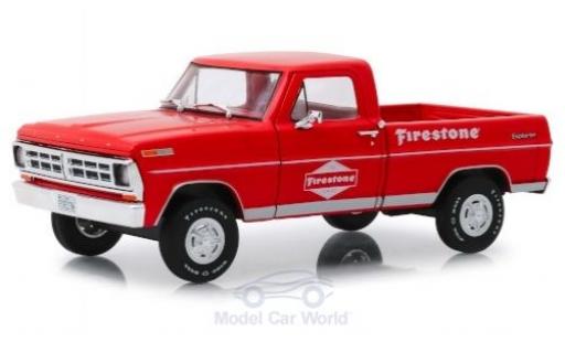 Diecast model cars Ford F-100 Pickup 00 Firestone 1971 1/24 Greenlight