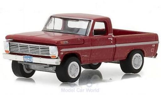 Diecast model cars Ford F-100 Pickup 00 red Supernatural 1969 1/64 Greenlight