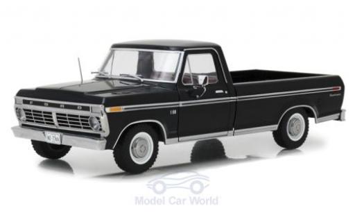 Diecast model cars Ford F-100 Pickup 00 black 1973 1/18 Greenlight