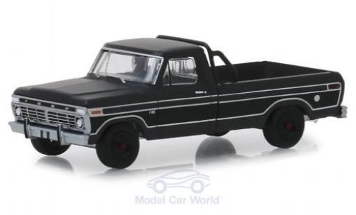 Diecast model cars Ford F-100 Pickup 00 black 1975 1/64 Greenlight