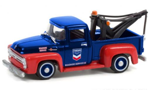 Diecast model cars Ford F-100 Tow Truck 00 Standard Oil Company 1954 Roadside Service 24 Hour 1/64 Greenlight