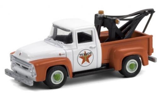 Diecast model cars Ford F-100 Tow Truck 00 Texaco 1956 1/64 Greenlight