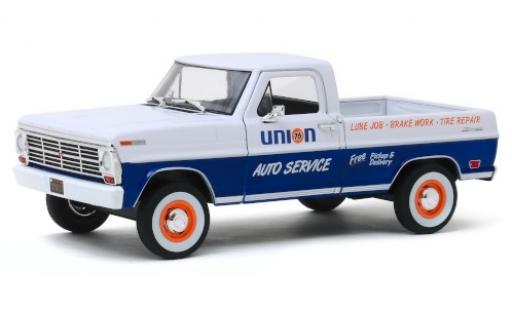 Diecast model cars Ford F-100 Pickup 00 Union 76 1968 1/24 Greenlight