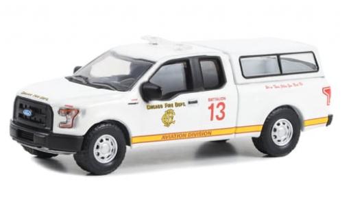 Diecast model cars Ford F-150 Pickup 50 Chicago Fire Department 2016 1/64 Greenlight