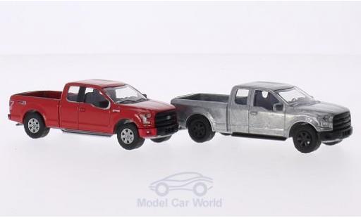 Diecast model cars Ford F-150 XLT 50 2014 2er-Set in PC-Box je 1x red and 1x unlackiert FirstCut 1/64 Greenlight