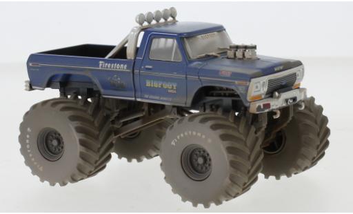 Diecast model cars Ford F-250 Monster Truck Bigfoot 1974 The Original Monstre (1979) avec Einsatzspuren 1/43 Greenlight
