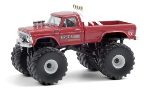 Diecast model cars Ford F-250 Monster Truck First Blood 1978 1/64 Greenlight
