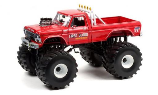 Diecast model cars Ford F-250 Monster Truck First Blood 1978 with 66 Zoll Bereifung 1/18 Greenlight