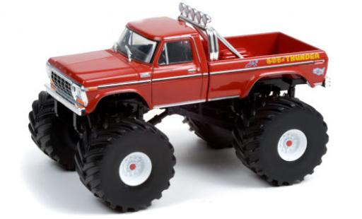 Diecast model cars Ford F-250 Monster Truck God of Thunder 1979 1/64 Greenlight