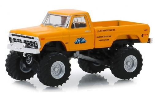 Diecast model cars Ford F-250 Monster Truck Truk 1977 1/64 Greenlight
