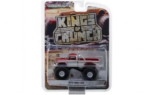 Diecast model cars Ford F-250 Pickup red/white 1979 1/64 Greenlight