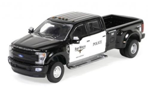 Diecast model cars Ford F-350 Pickup Dually Fort Worth Police Department 2019 1/64 Greenlight