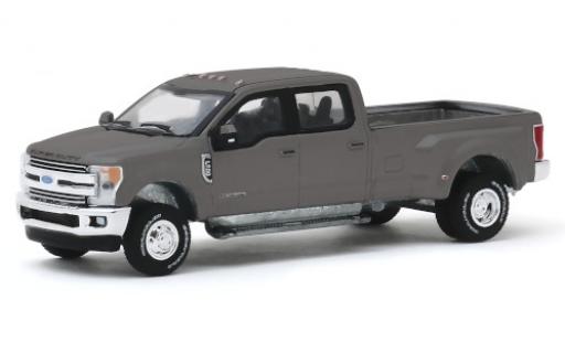 Diecast model cars Ford F-350 Lariat metallic grey 2019 1/64 Greenlight