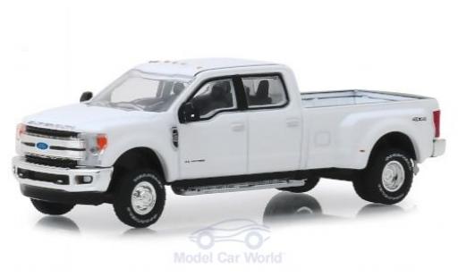 Diecast model cars Ford F-350 Lariat white 2018 1/64 Greenlight