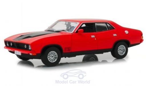 Diecast model cars Ford Falcon XB GT 351 4-Door Saloon red/matt-black RHD 1974 1/18 Greenlight