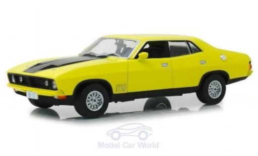 Diecast model cars Ford Falcon XB GT351 yellow/black RHD 1974 1/18 Greenlight