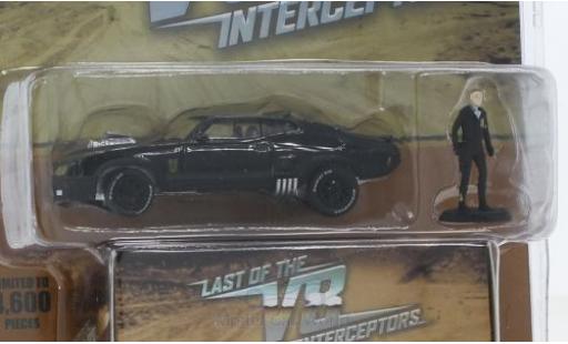 Diecast model cars Ford Falcon Interceptor XB black The Last of the V8 Interceptors Madmax 1973 with Figur 1/64 Greenlight