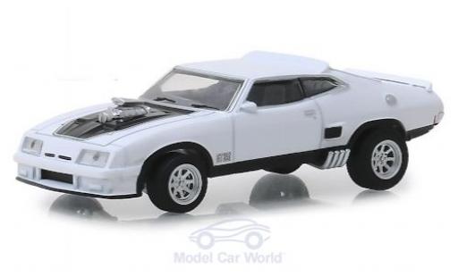 Diecast model cars Ford Falcon XB white/black 1973 1/64 Greenlight