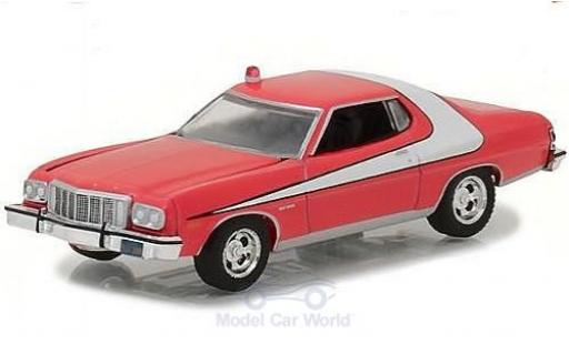 Diecast model cars Ford Gran Torino Gran Torino red/white 1976 1/64 Greenlight