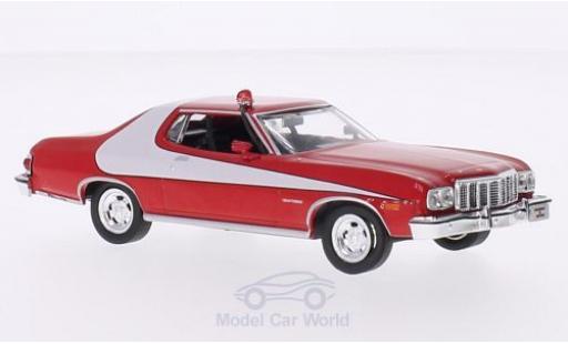 Diecast model cars Ford Gran Torino Starsky and Hutch red/white 1976 & TV-Serie 1/43 Greenlight