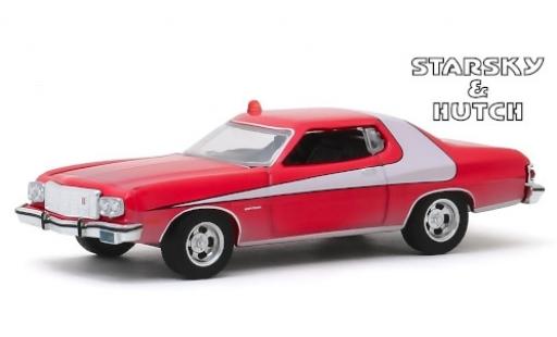 Diecast model cars Ford Gran Torino Starsky and Hutch red/white & 1976 1/24 Greenlight
