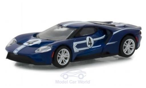 Diecast model cars Ford GT40 Mk IV 2017 1967 40 MKIV Tribute #4 1/64 Greenlight