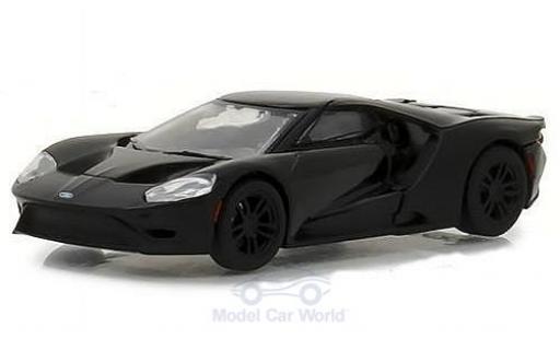 Diecast model cars Ford GT Berlinetta matt-black 2017 1/64 Greenlight