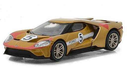 Diecast model cars Ford GT40 Mk II metallic copper 2017 1966 #5 40 Tribute 1/64 Greenlight