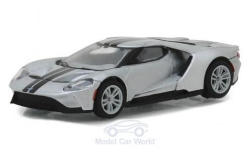 Diecast model cars Ford GT Berlinetta grey/black 2017 1/64 Greenlight