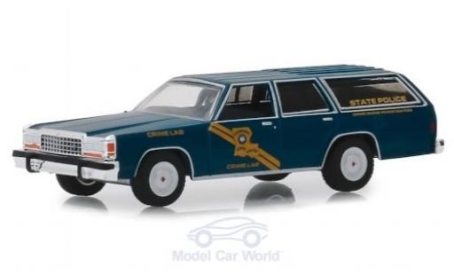 Diecast model cars Ford LTD Crown Victoria Wagon Louisiana State Police 1987 1/64 Greenlight