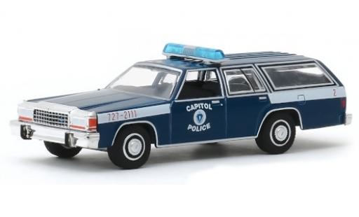 Diecast model cars Ford LTD Station Wagon Massachusetts Capitol Police 1983 1/64 Greenlight