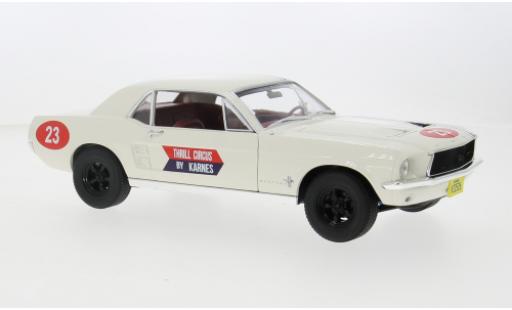 Diecast model cars Ford Mustang Hardtop Coupe beige/Dekor 1967 1/18 Greenlight