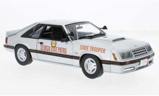 Diecast model cars Ford Mustang GT Georgia State Patrol 1982 1/18 Greenlight