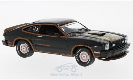 Diecast model cars Ford Mustang King Cobra II black/gold 1978 1/43 Greenlight