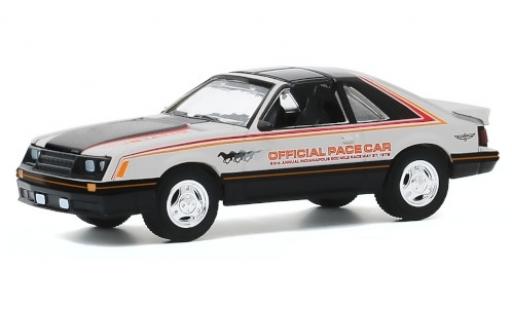 Diecast model cars Ford Mustang Pace Car Indianapolis 500 1979 63rd Annual 500 Mile Race Official 1/64 Greenlight