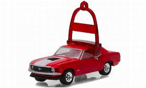 Diecast model cars Ford Mustang Hardtop metallic red/Dekor 1970 vacances Ornaments Series 1 sans Vitrine 1/64 Greenlight