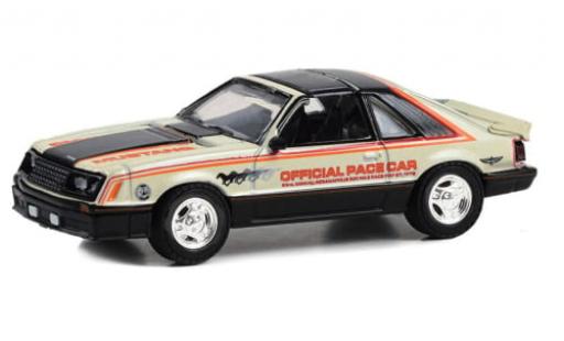 Diecast model cars Ford Mustang Pace Car Offical Indianapolis 500 1979 1/64 Greenlight