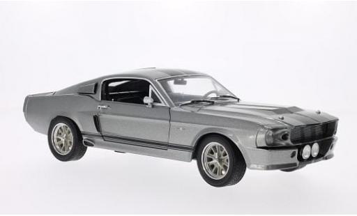 Diecast model cars Ford Mustang Shelby GT500 Ford Mustang metallise grey Gone in 60 Seconds 1967 1/18 Greenlight