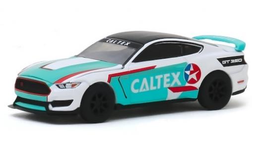 Diecast model cars Ford Mustang Shelby GT350 GT350R Caltex 2019 1/64 Greenlight