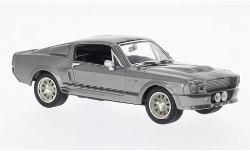 Diecast model cars Ford Mustang Shelby GT500 Eleanor metallic grey/black 1967 Gone in 60 Seconds 1/43 Greenlight