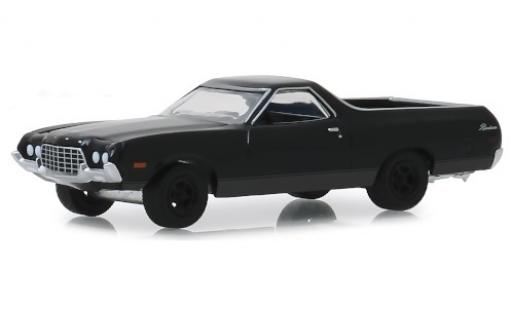 Diecast model cars Ford Ranchero Berline black 1972 1/64 Greenlight