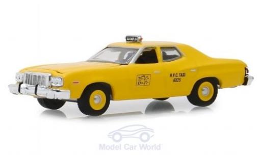 Diecast model cars Ford Torino Berlina yellow NYC Taxi 1975 1/64 Greenlight