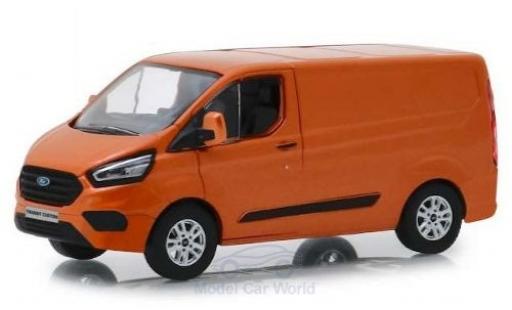 Diecast model cars Ford Transit Custom (V362) MCA Sport metallic orange 2018 1/43 Greenlight