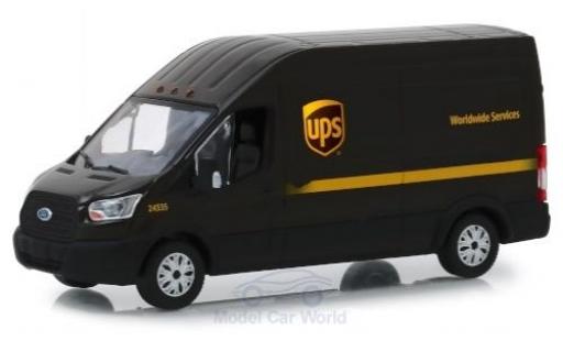 Diecast model cars Ford Transit Kastenwagen Hochroof UPS 2018 1/43 Greenlight