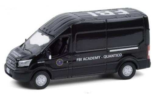 Diecast model cars Ford Transit Kastenwagen LWB High Roof FBI Academy - Quantico 2015 1/64 Greenlight
